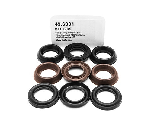 PUMP KIT G69 SEAL PACKINGÃ˜20 (3X3 PCS)