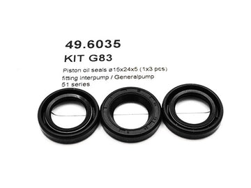 PUMP KIT G83 PISTON OIL SEAL Ø15X24X5 (1X3 PCS)