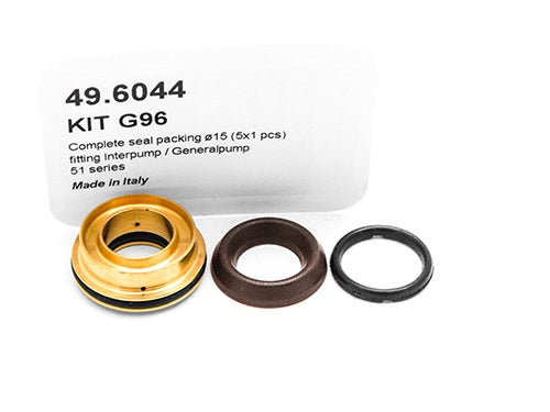 PUMP KIT G96 COMPLETE SEAL PACKING Ã˜15 (5X1 PCS)