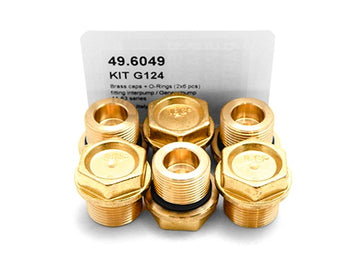 PUMP KIT G124 BRASS CAPS+ O.R. (2X6 PCS)