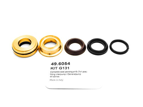 PUMP KIT G131 COMPLETE SEAL PACKING Ã˜18 (7X1 PCS)
