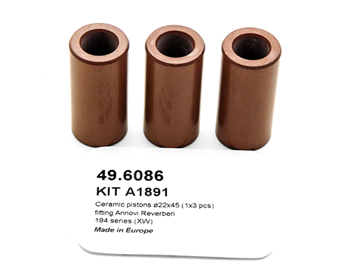 PUMP KIT A1891 CERAMIC PISTONS Ã˜22X45 (XL) (3 PC)