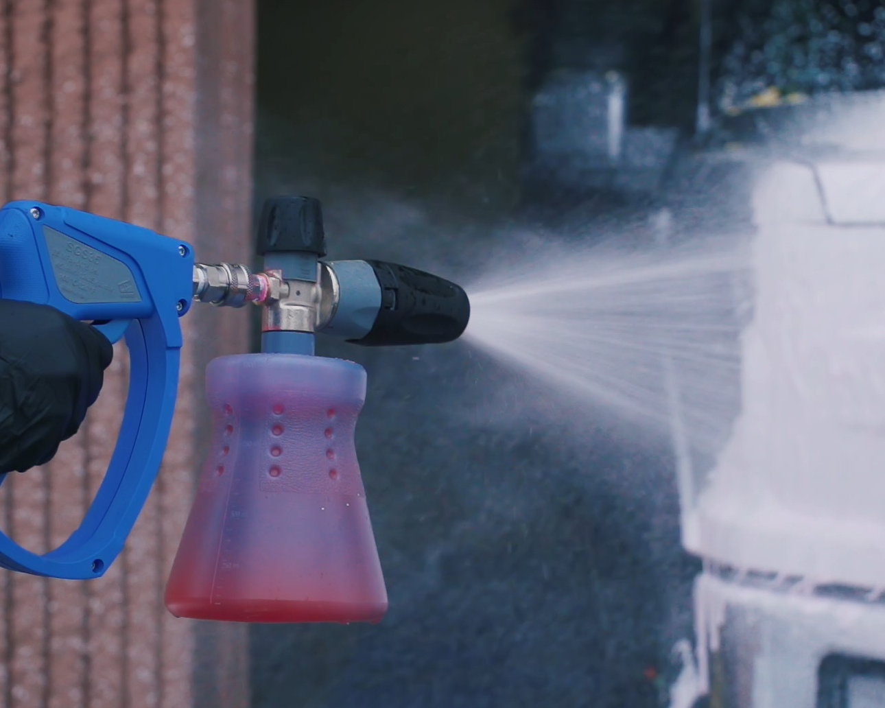 SGS35 SPRAY GUN-NICKEL PLATE BRASS-SS SWIVEL INLET